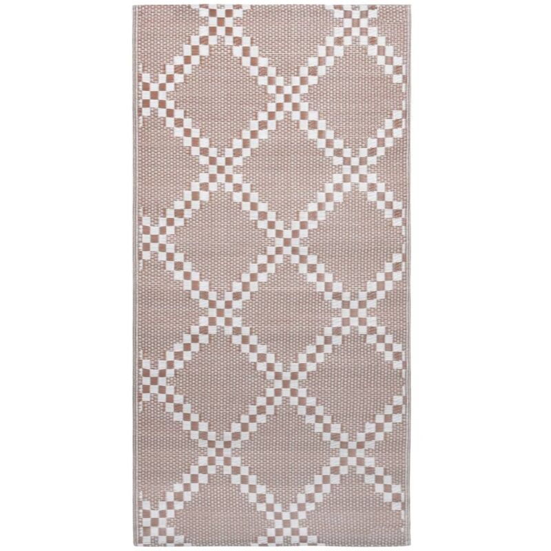 

Alfombra de exterior PP marrón 80x150 cm - Marrón - Vidaxl