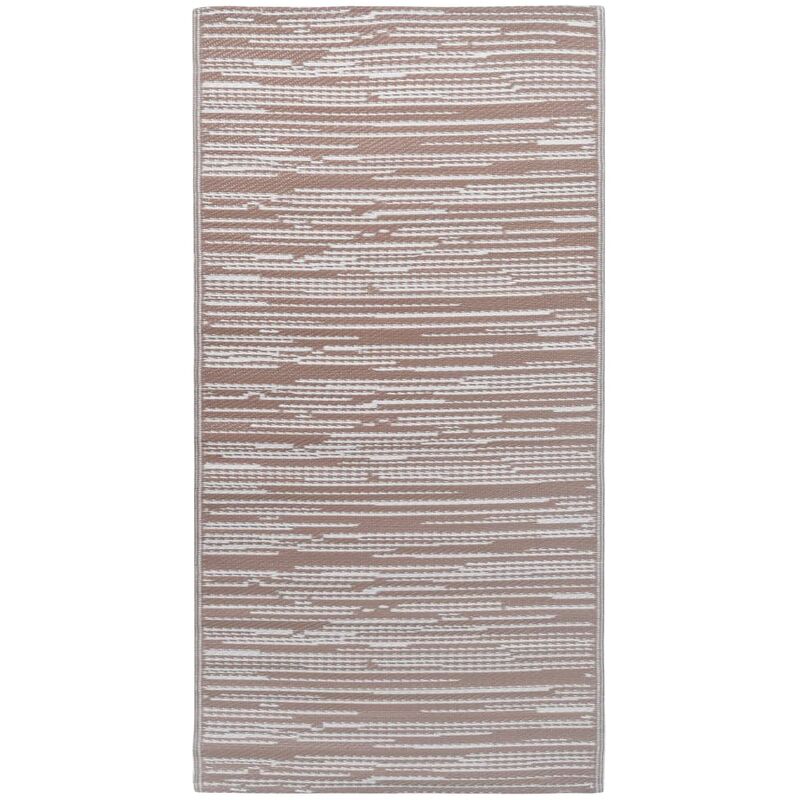 

Alfombra de exterior PP marrón 80x150 cm - Marrón - Vidaxl