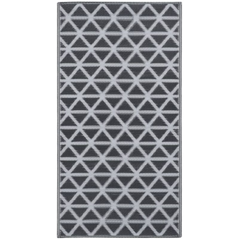 

Alfombra de exterior PP negro 160x230 cm - Negro - Vidaxl