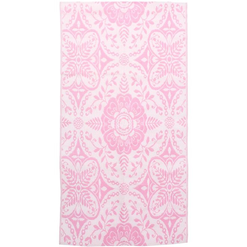 

Alfombra de exterior PP rosa 120x180 cm - Rosa - Vidaxl