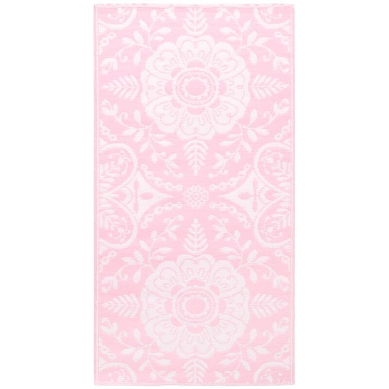 

Alfombra de exterior PP rosa 80x150 cm - Rosa - Vidaxl