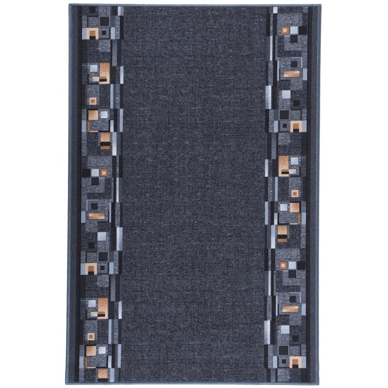 

Alfombra de pasillo antideslizante gris antracita 100x150 cm - Antracita - Vidaxl