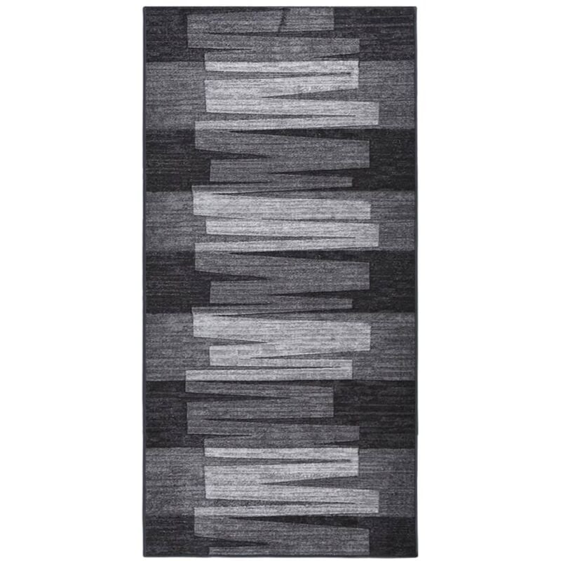 

Alfombra de pasillo antideslizante gris antracita 100x200 cm - Antracita - Vidaxl