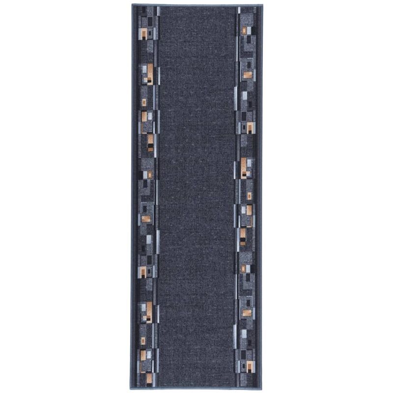 

Alfombra de pasillo antideslizante gris antracita 100x300 cm - Antracita - Vidaxl