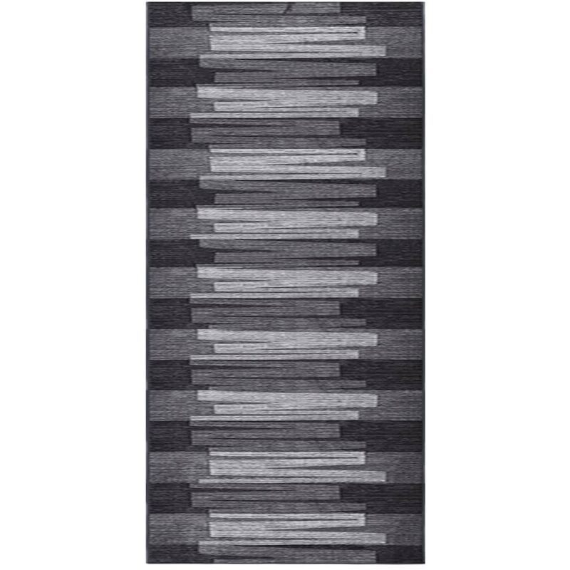 

vidaXL Alfombra de pasillo antideslizante gris antracita 100x450 cm - Antracita