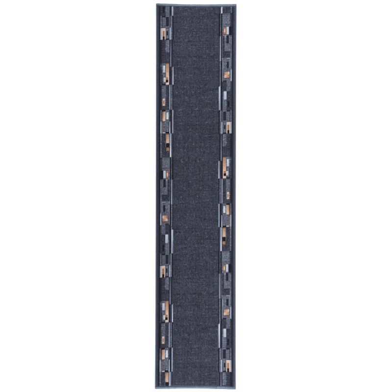 

Alfombra de pasillo antideslizante gris antracita 100x500 cm - Antracita - Vidaxl