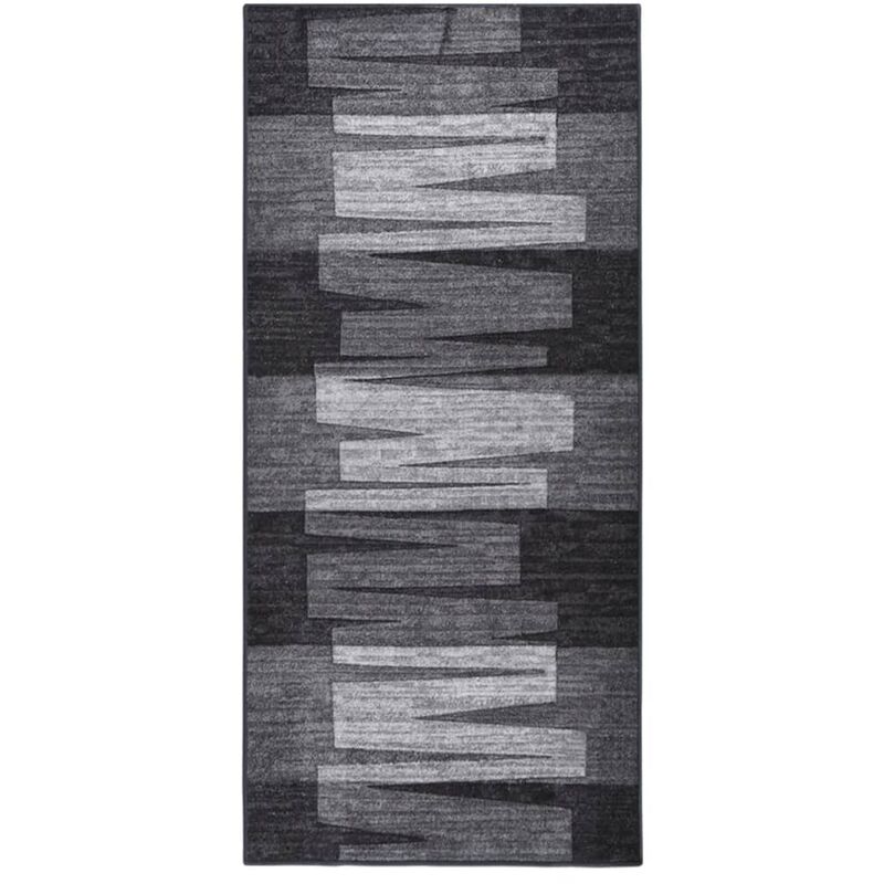 

Alfombra de pasillo antideslizante gris antracita 67x150 cm - Antracita - Vidaxl