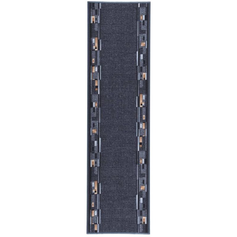 

Alfombra de pasillo antideslizante gris antracita 80x300 cm - Antracita - Vidaxl
