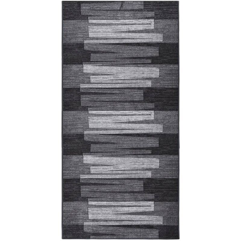 

vidaXL Alfombra de pasillo antideslizante gris antracita 80x450 cm - Antracita