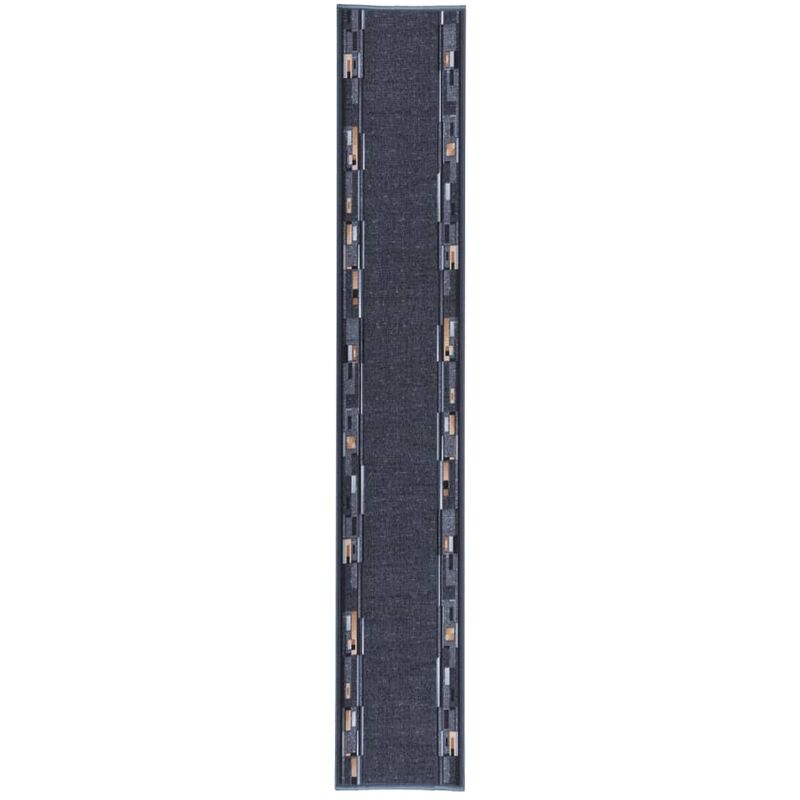

vidaXL Alfombra de pasillo antideslizante gris antracita 80x500 cm - Antracita