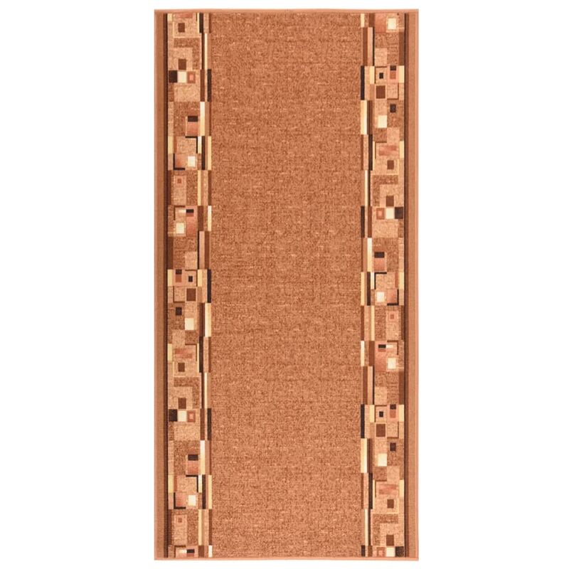 

vidaXL Alfombra de pasillo antideslizante marrón 67x150 cm - Marrón