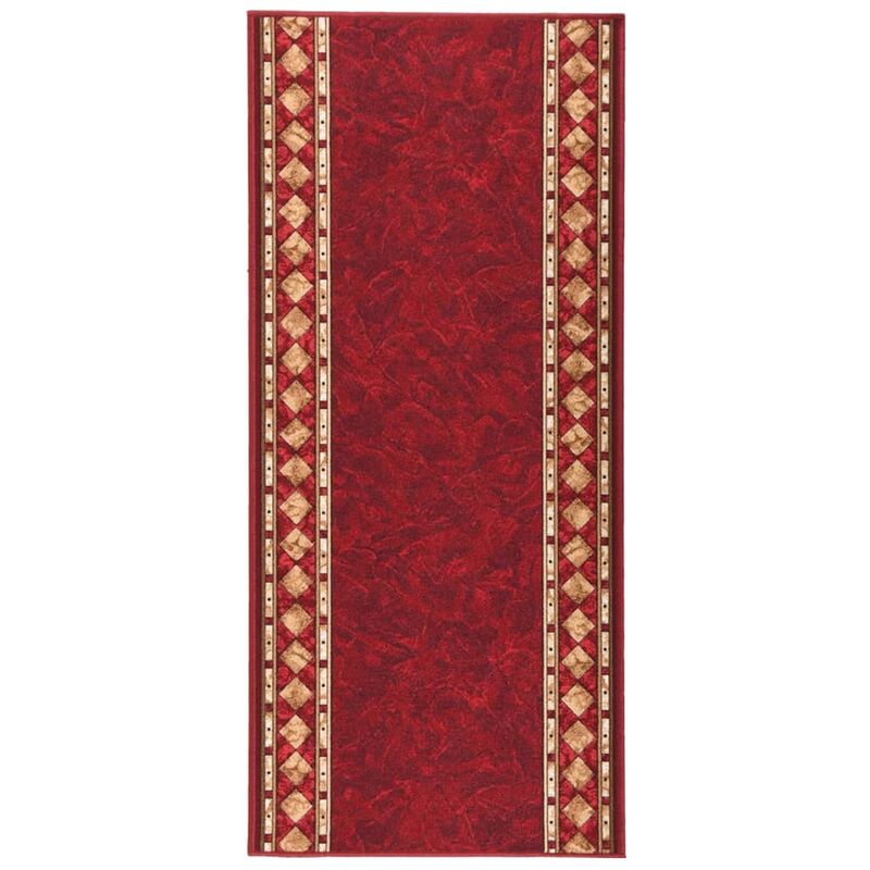 

Alfombra de pasillo antideslizante rojo 67x150 cm - Rojo - Vidaxl