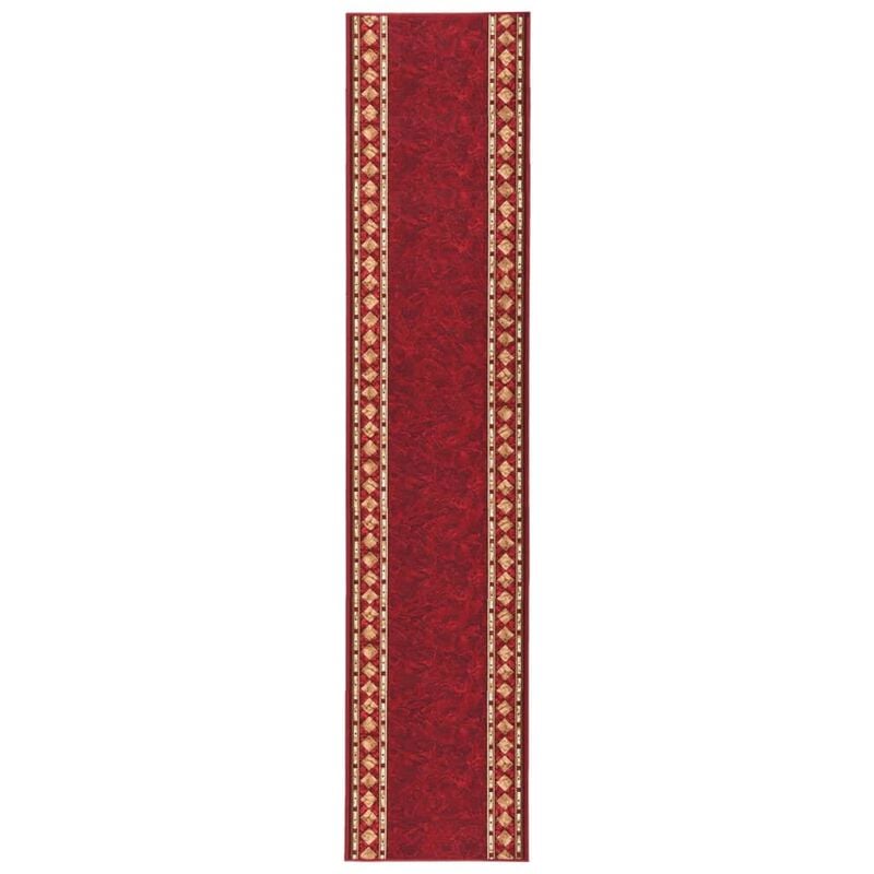 

Alfombra de pasillo antideslizante rojo 67x400 cm - Rojo - Vidaxl