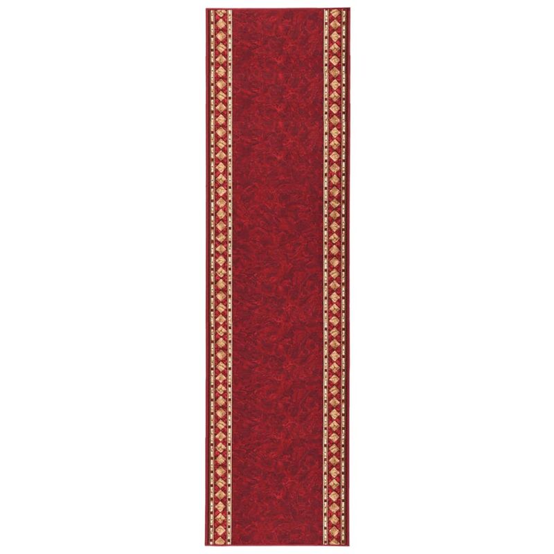 

vidaXL Alfombra de pasillo antideslizante rojo 80x400 cm - Rojo