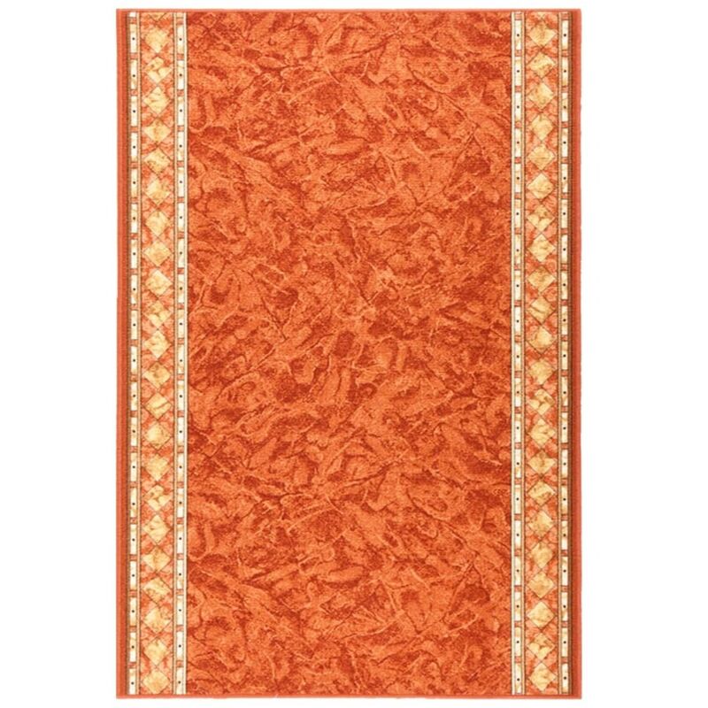 

Alfombra de pasillo antideslizante terracota 100x150 cm - Marrón - Vidaxl