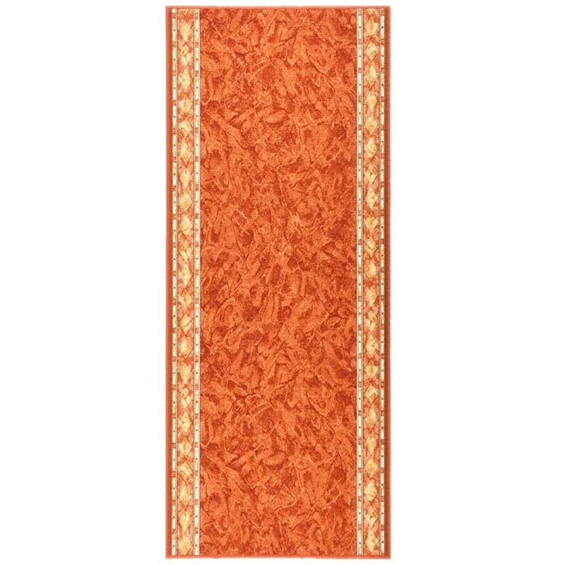 

vidaXL Alfombra de pasillo antideslizante terracota 100x250 cm - Marrón