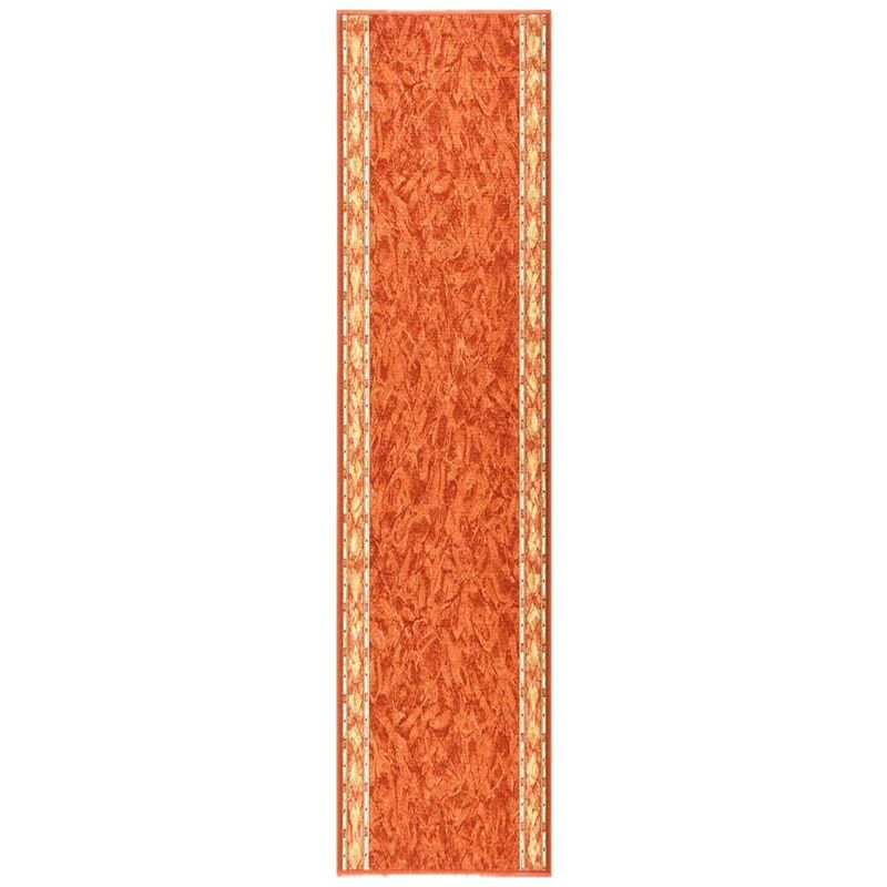 

vidaXL Alfombra de pasillo antideslizante terracota 100x400 cm - Marrón