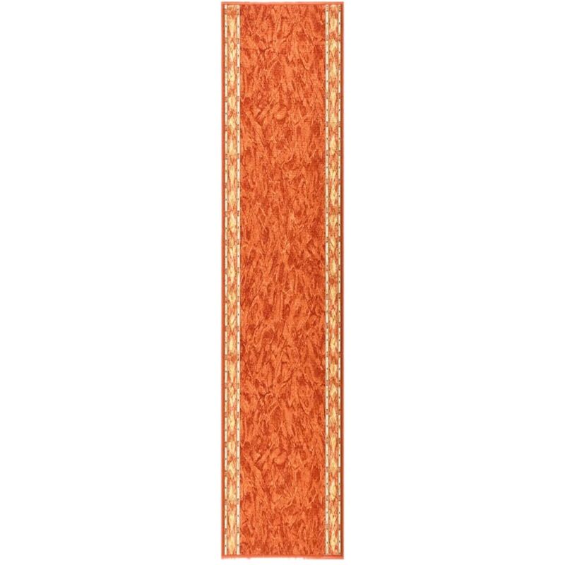 

vidaXL Alfombra de pasillo antideslizante terracota 100x450 cm - Marrón