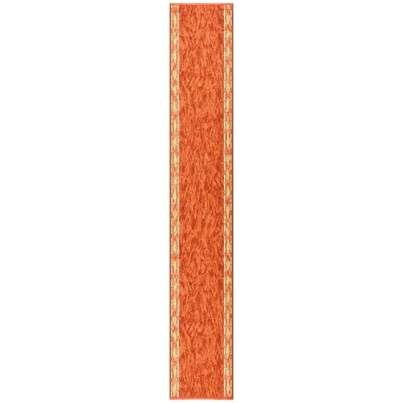 

vidaXL Alfombra de pasillo antideslizante terracota 67x500 cm - Marrón