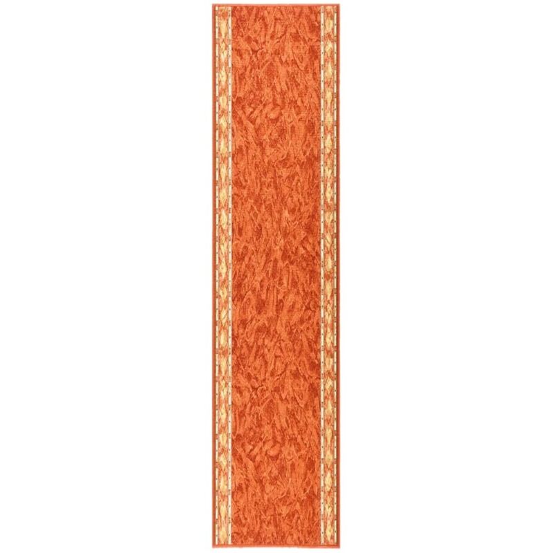

Alfombra de pasillo antideslizante terracota 80x350 cm - Marrón - Vidaxl