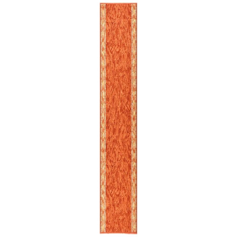

vidaXL Alfombra de pasillo antideslizante terracota 80x500 cm - Marrón