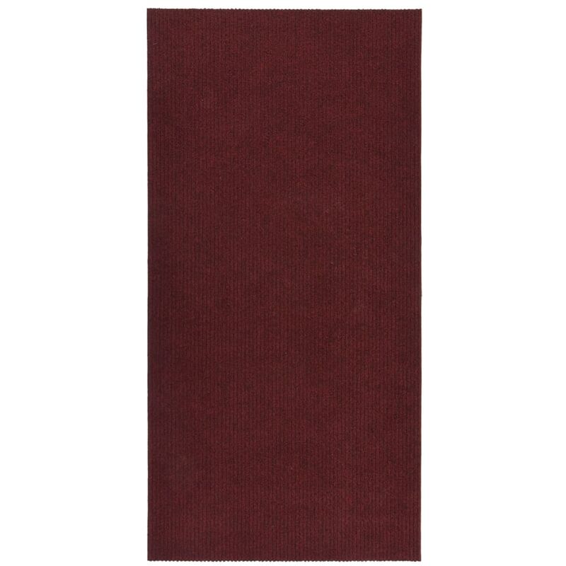 

Alfombra de pasillo atrapa suciedad 100x200 cm rojo burdeos - Rojo - Vidaxl
