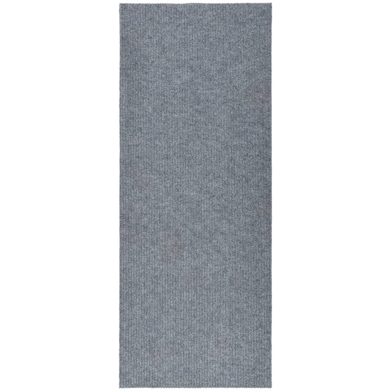 

vidaXL Alfombra de pasillo atrapa suciedad 100x300 cm gris y azul - Gris