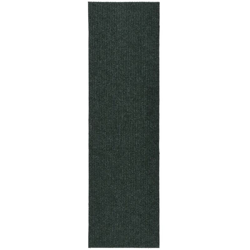 

vidaXL Alfombra de pasillo atrapa suciedad 100x350 cm verde - Verde
