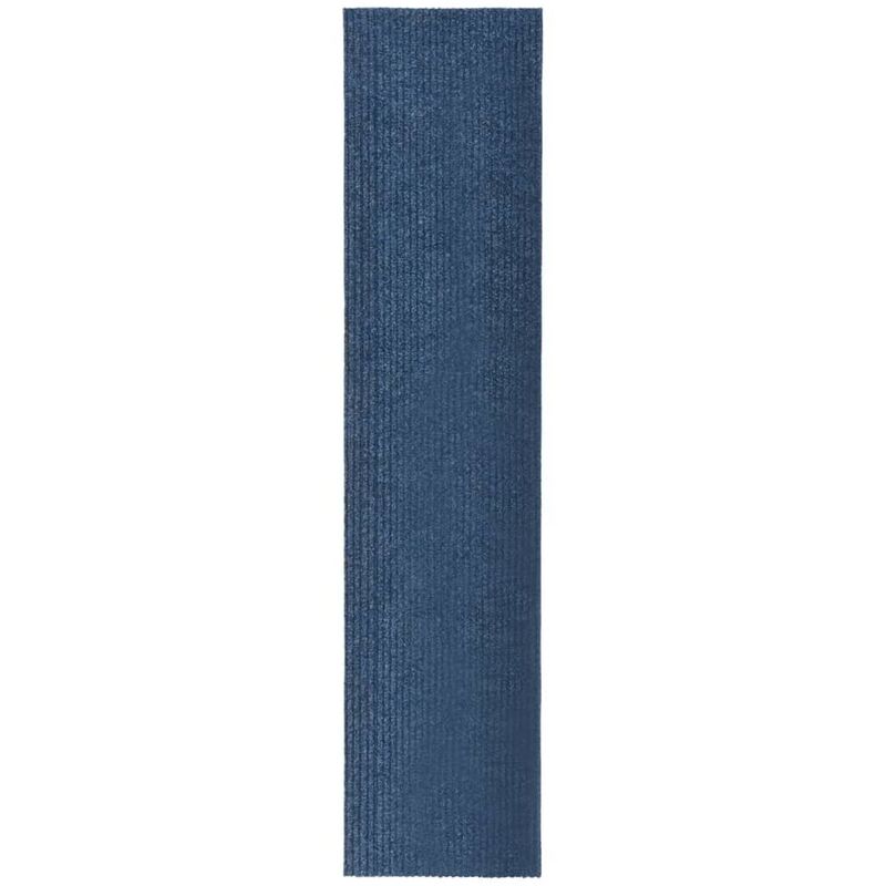 

vidaXL Alfombra de pasillo atrapa suciedad 100x450 cm azul - Azul