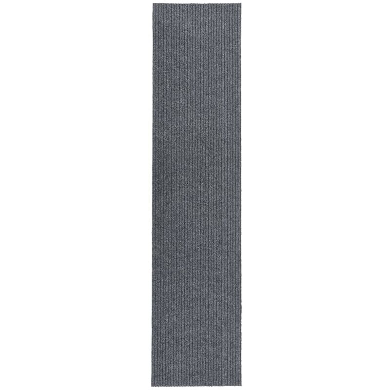 

vidaXL Alfombra de pasillo atrapa suciedad 100x450 cm gris - Gris