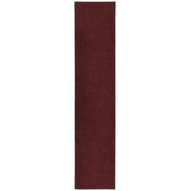

Alfombra de pasillo atrapa suciedad 100x500 cm rojo burdeos - Rojo - Vidaxl