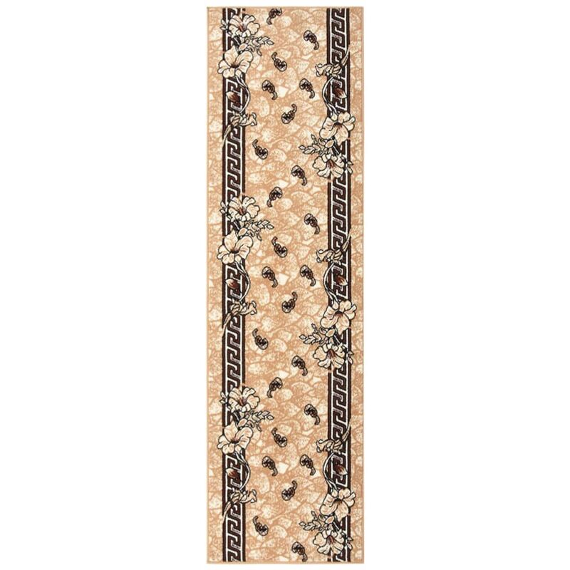 

vidaXL Alfombra de pasillo BCF beige 60x250 cm - Beige