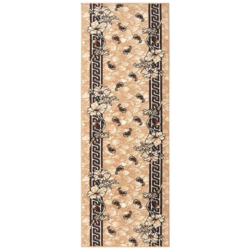 

vidaXL Alfombra de pasillo BCF beige 80x200 cm - Beige