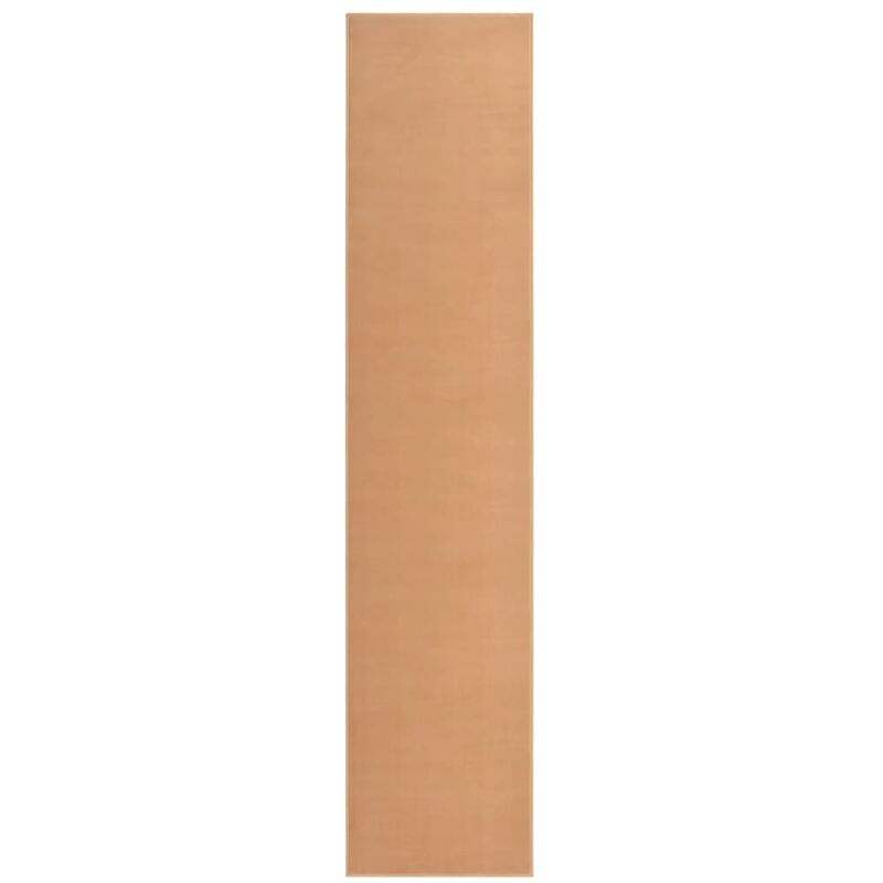 

vidaXL Alfombra de pasillo BCF beige 80x400 cm - Beige