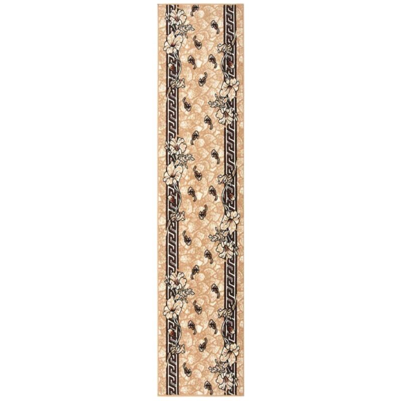 

vidaXL Alfombra de pasillo BCF beige 80x450 cm - Beige
