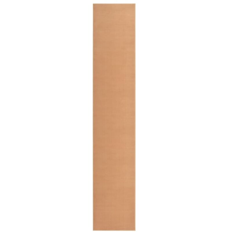 

vidaXL Alfombra de pasillo BCF beige 80x450 cm - Beige