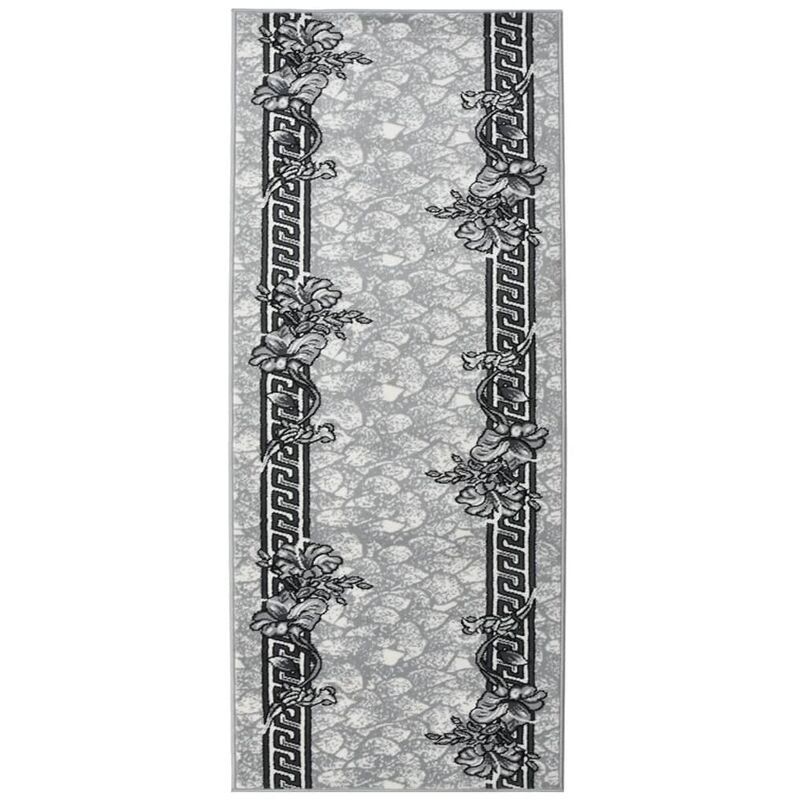 

vidaXL Alfombra de pasillo BCF gris 100x250 cm - Gris