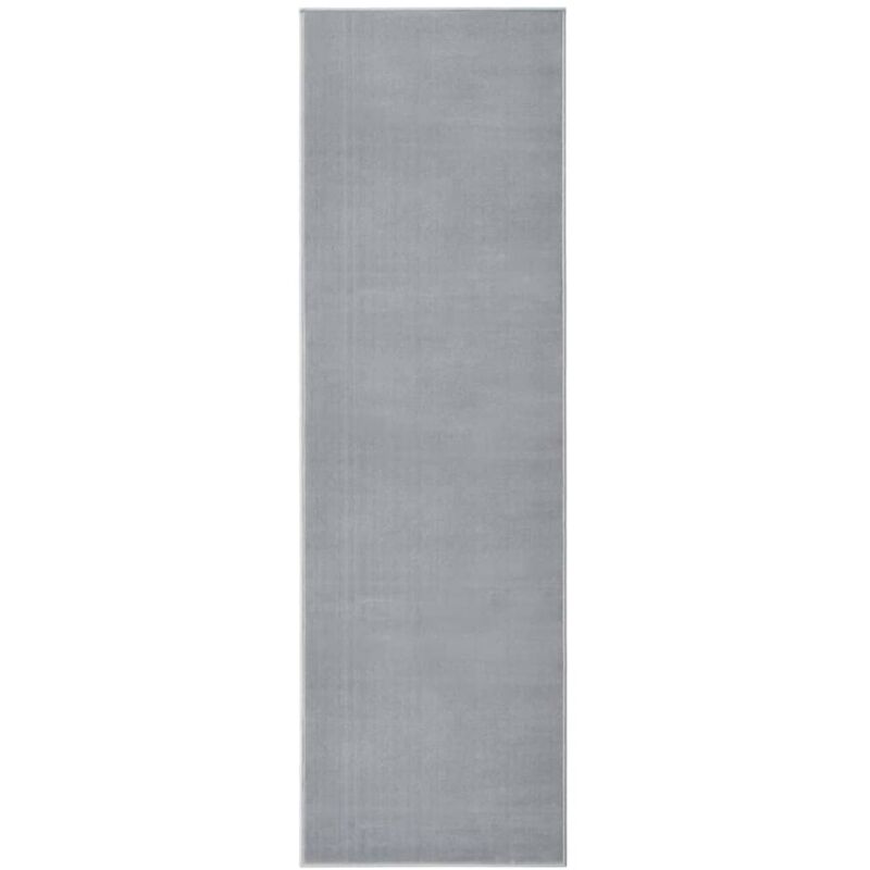 

vidaXL Alfombra de pasillo BCF gris 100x350 cm - Gris