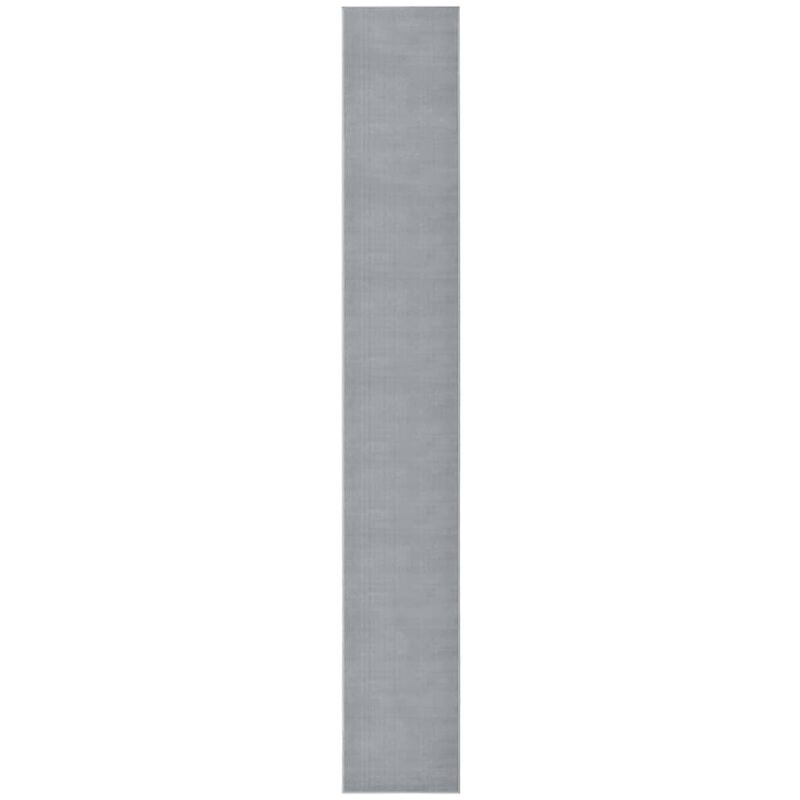 

vidaXL Alfombra de pasillo BCF gris 60x450 cm - Gris