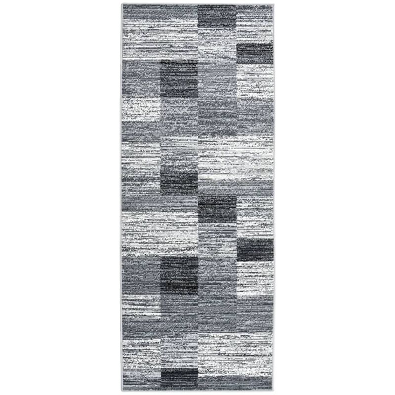 

vidaXL Alfombra de pasillo BCF gris 80x200 cm - Gris