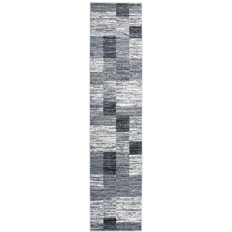 

vidaXL Alfombra de pasillo BCF gris 80x350 cm - Gris