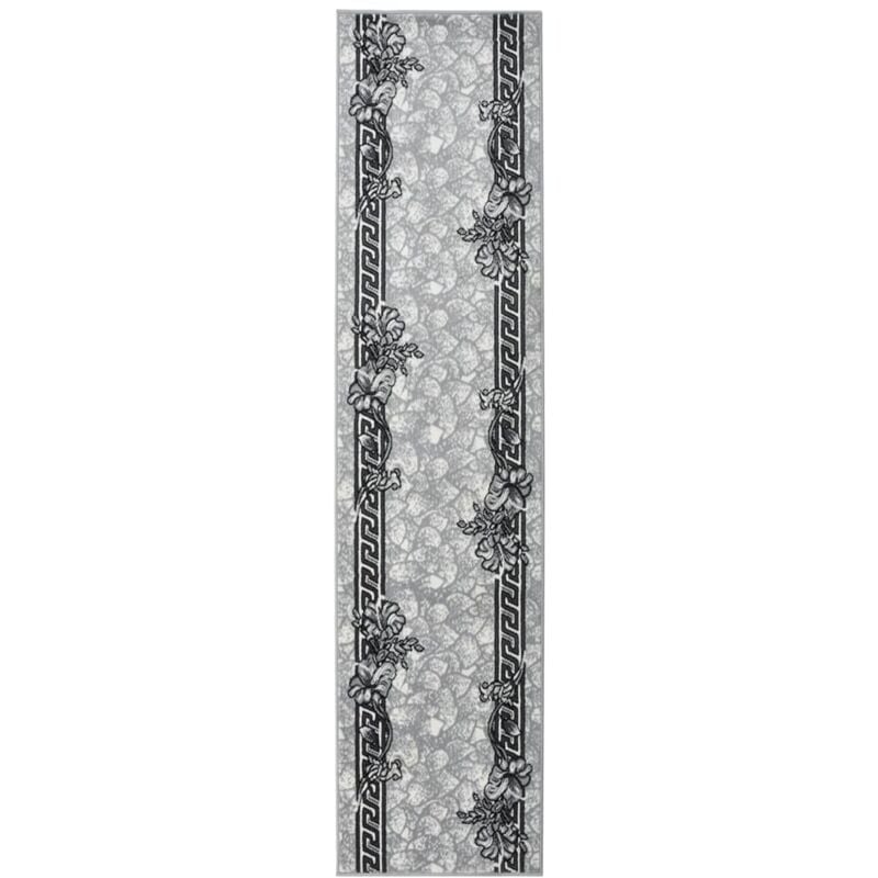 

vidaXL Alfombra de pasillo BCF gris 80x400 cm - Gris