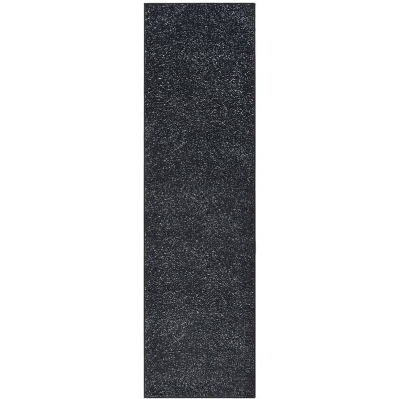 

vidaXL Alfombra de pasillo BCF gris antracita 80x300 cm - Antracita