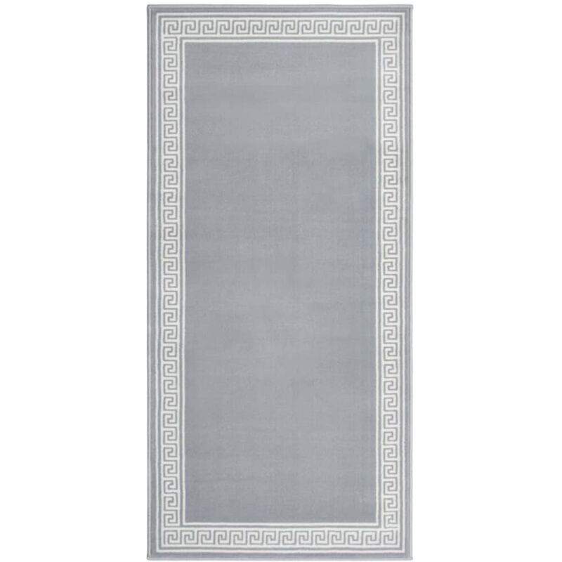 

Alfombra de pasillo BCF gris con estampado 80x150 cm - Gris - Vidaxl