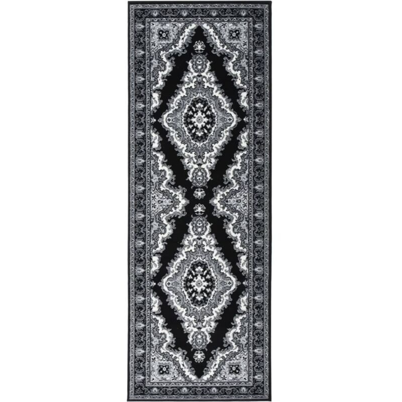 

Alfombra de pasillo BCF negro 60x150 cm - Negro - Vidaxl