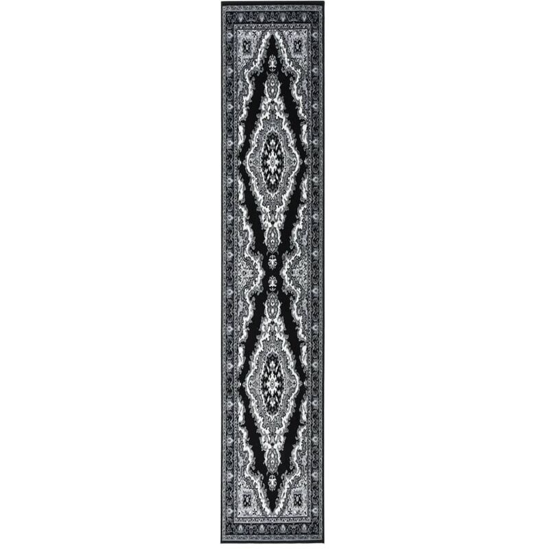 

vidaXL Alfombra de pasillo BCF negro 60x450 cm - Negro