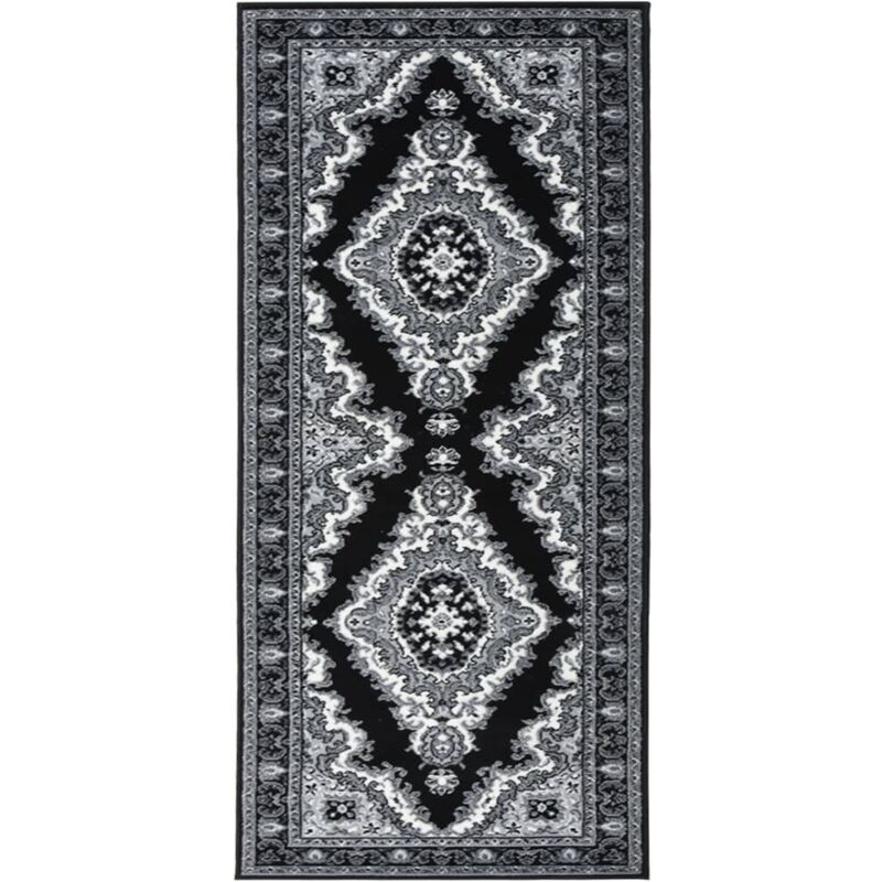 

Alfombra de pasillo BCF negro 80x150 cm - Negro - Vidaxl