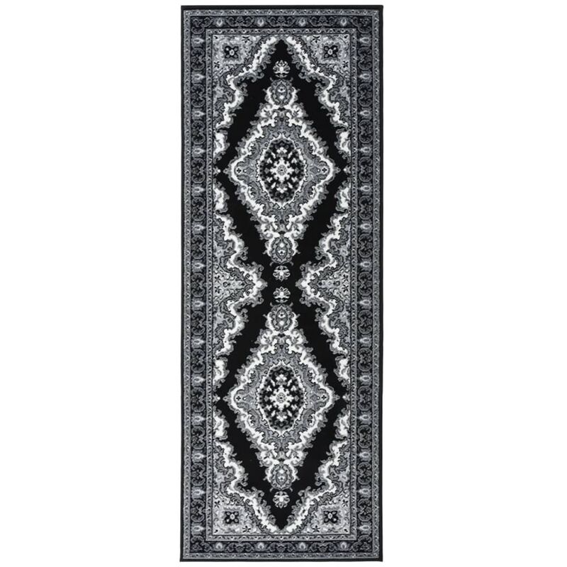 

vidaXL Alfombra de pasillo BCF negro 80x200 cm - Negro