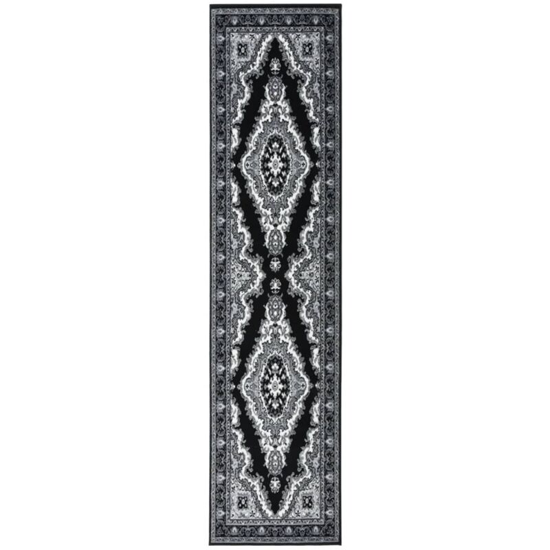 

vidaXL Alfombra de pasillo BCF negro 80x400 cm - Negro