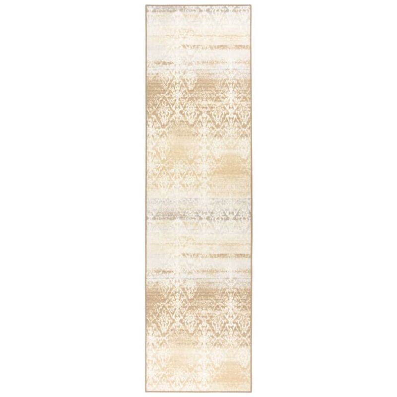 

Alfombra de pasillo dorado 80x300 cm - Blanco - Vidaxl